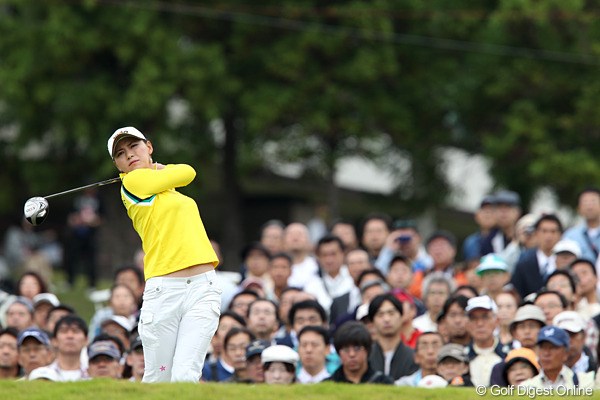 2010年 富士通レディース 最終日 横峯さくら