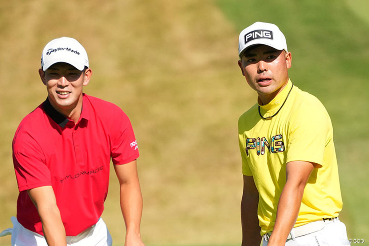 中島啓太（左）と蝉川泰果はともに世界ランク自己最高位に 