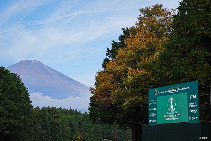 富士山も至る所から 2023年 三井住友VISA太平洋マスターズ 初日 太平洋クラブ