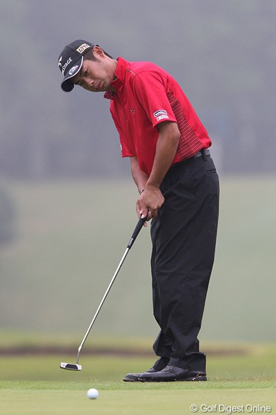 2010年 ブリヂストンオープンゴルフトーナメント 初日 池田勇太 自身初の大会連覇に向けて好スタートを切った池田勇太