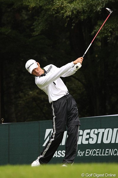 2010年 ブリヂストンオープンゴルフトーナメント 初日 河井博大 2番でイーグル、5アンダー、2位タイフィニッシュ。