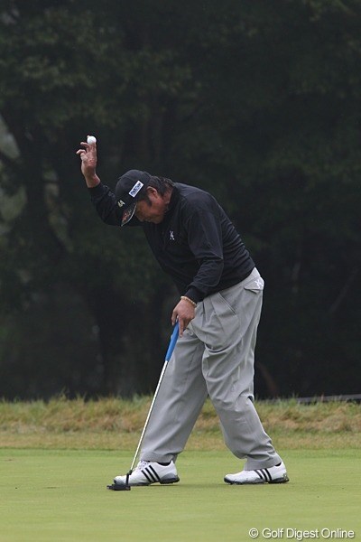 2010年 ブリヂストンオープンゴルフトーナメント 初日 尾崎将司