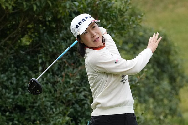 1打差3位で発進した李知姫(Toru Hanai/JLPGA via Getty Images)