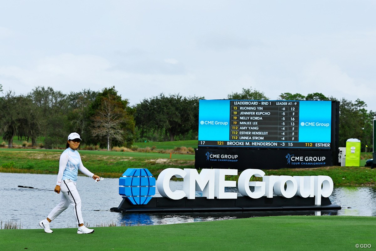 2023年 CMEグループ ツアー選手権 初日 畑岡奈紗