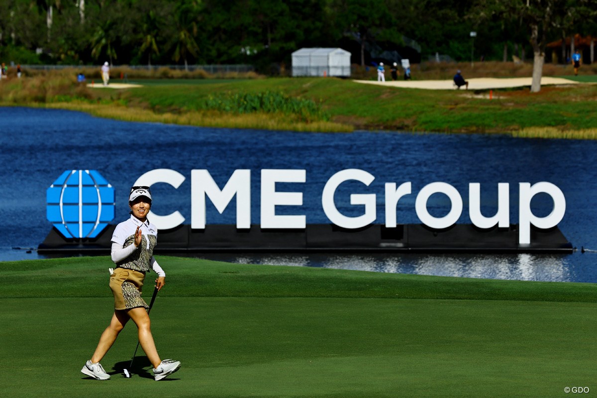 2023年 CMEグループ ツアー選手権 2日目 西村優菜