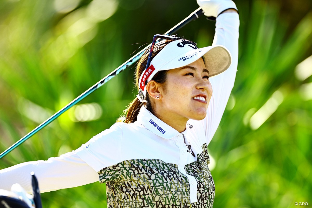 2023年 CMEグループ ツアー選手権 2日目 西村優菜