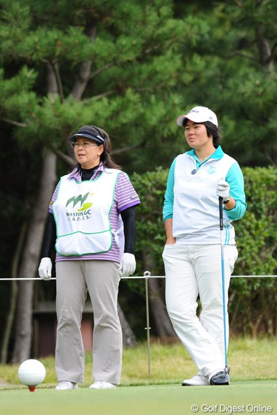 2010年 マスターズGCレディース 初日 川岸史果、喜多麻子