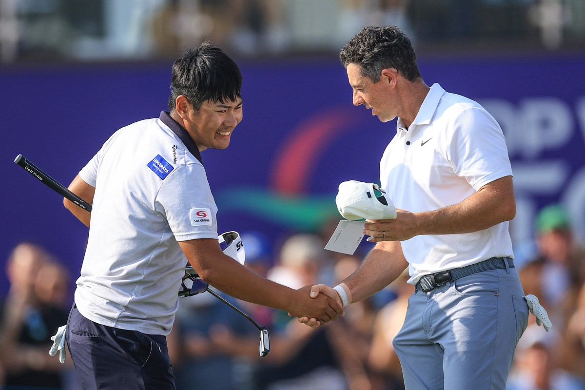 2023年 DPワールド ツアー選手権 ドバイ 最終日 久常涼＆ロリー・マキロイ