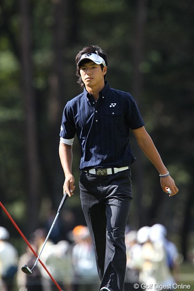 2010年 ブリヂストンオープンゴルフトーナメント 3日目 石川遼 バーディがなかなかとれずになんとなく表情もさえない？
