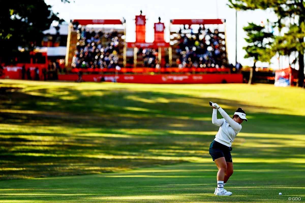 2023年 JLPGAツアーチャンピオンシップリコーカップ 2日目 山下美夢有