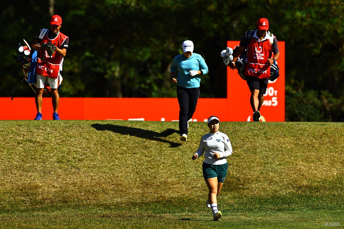 2023年 JLPGAツアーチャンピオンシップリコーカップ 2日目 山下美夢有 申ジエ