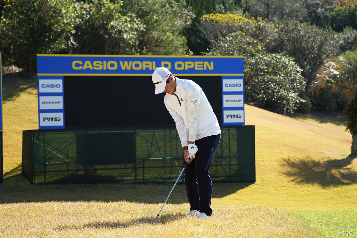 2023年 カシオワールドオープンゴルフトーナメント 中島啓太 こちらもラフからクローズ
