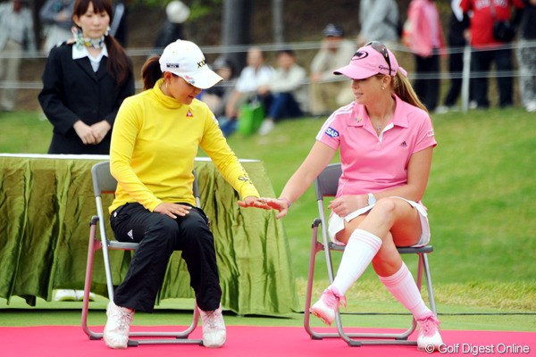 2010年 マスターズGCレディース 最終日 横峯さくら、ポーラ・クリーマー