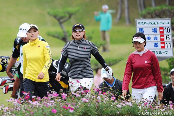2010年 マスターズGCレディース 最終日 横峯さくら、馬場ゆかり