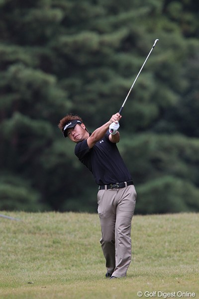 2010年 ブリヂストンオープンゴルフトーナメント 最終日 松村道央 単独2位で終えた松村道央。「64」の猛チャージも、池田勇太の勢いには及ばず・・・