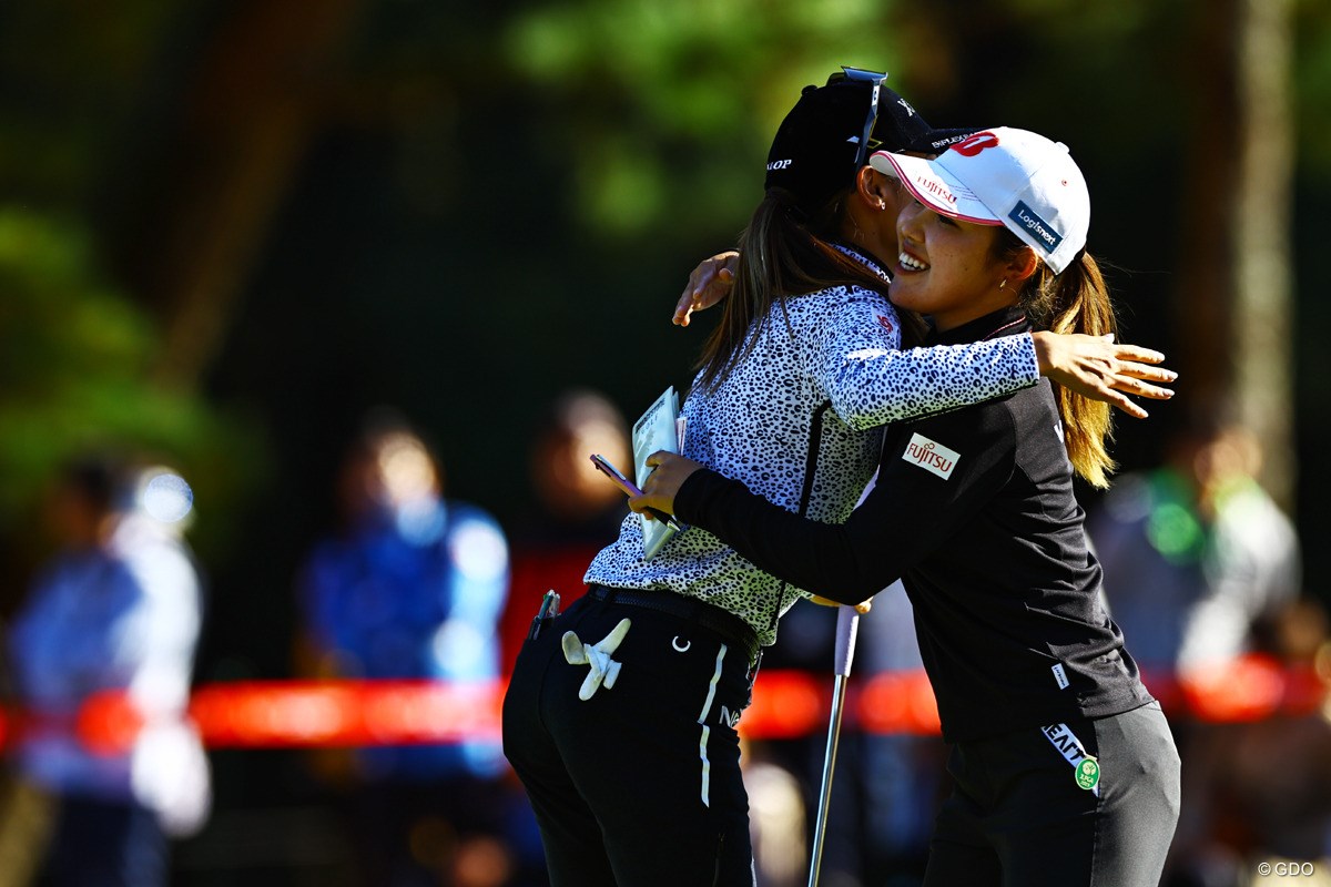 2023年 JLPGAツアーチャンピオンシップリコーカップ 3日目 安田祐香 古江彩佳