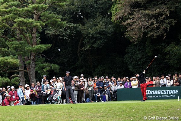 2010年 ブリヂストンオープンゴルフトーナメント 最終日 石川遼 9アンダーまでの追い上げには恐れ入りました。