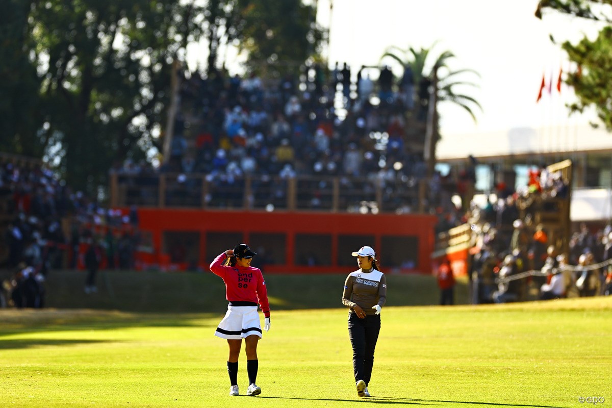 2023年 JLPGAツアーチャンピオンシップリコーカップ 最終日 稲見萌寧 櫻井心那