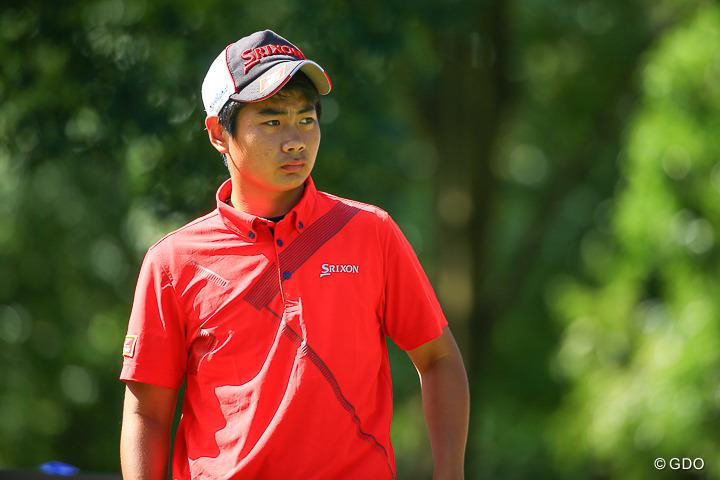 14歳で国内ツアーのマンデー（予選会）を通過。プロの世界が現実味を帯びた（写真は2016年ホンマ・ツアーワールド・カップ）