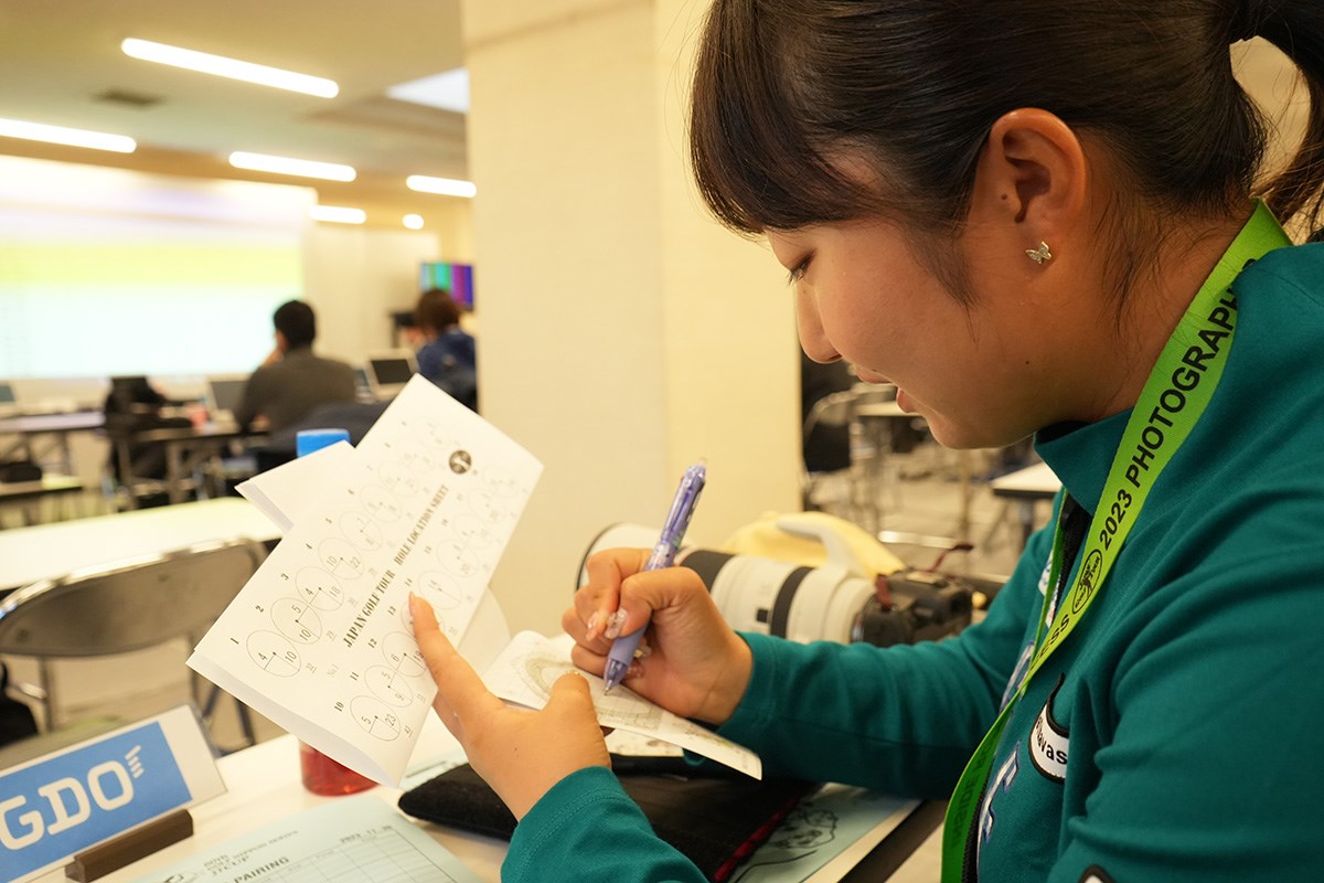 2023年 ゴルフ日本シリーズJTカップ 初日 阿部未悠