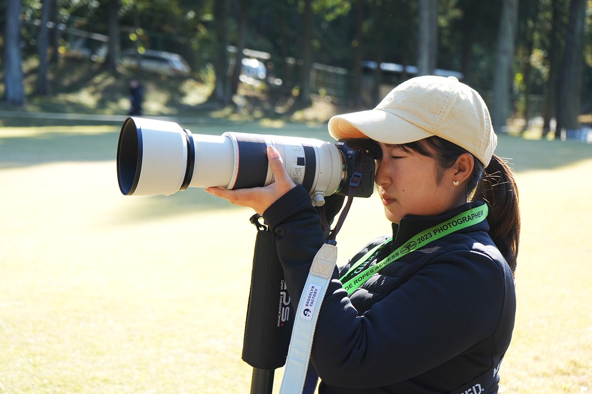 「もし女子プロが男子ツアーの写真を撮ったら…？」フォトグラファー／阿部未悠