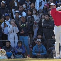 多くのギャラリーが最終組を見守った 2023年 ゴルフ日本シリーズJTカップ 最終日 中島啓太