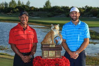 世界ランク1位のシェフラーが大会初制覇 ウッズは18位で72ホール完走
