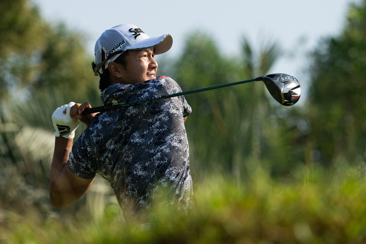 香妻陣一朗が上位で週末へ※撮影はLIVゴルフ プロモーションズ(Montana Pritchard/LIV Golf)