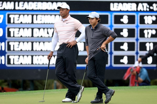 息子とのダブルス戦は11位でスタート (David Cannon／Getty Images)