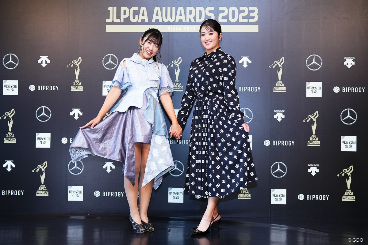 2023年 JLPGAアワード 菅沼菜々 稲見萌寧