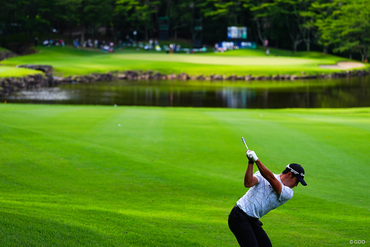 17番パー4は終盤の難所