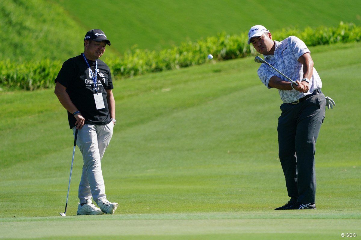 2024年 ザ・セントリー 事前 松山英樹 グリーン周りはいつも通り入念に