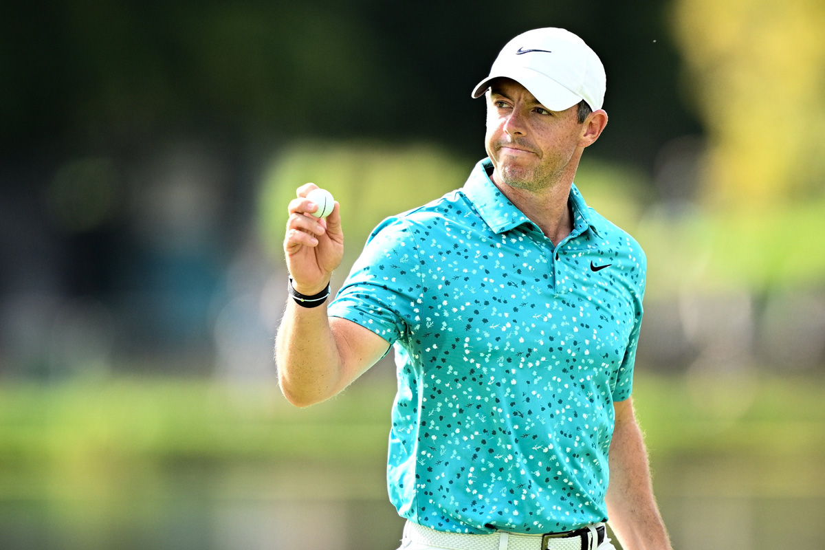 2024年の初戦に臨むロリー・マキロイ(Ramsey Cardy/Getty Images) ※撮影は2023年「アイルランドオープン」