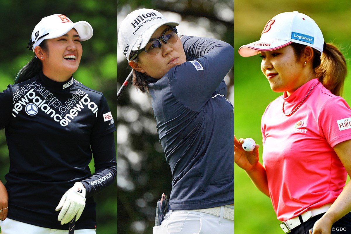 稲見萌寧、畑岡奈紗、古江彩佳