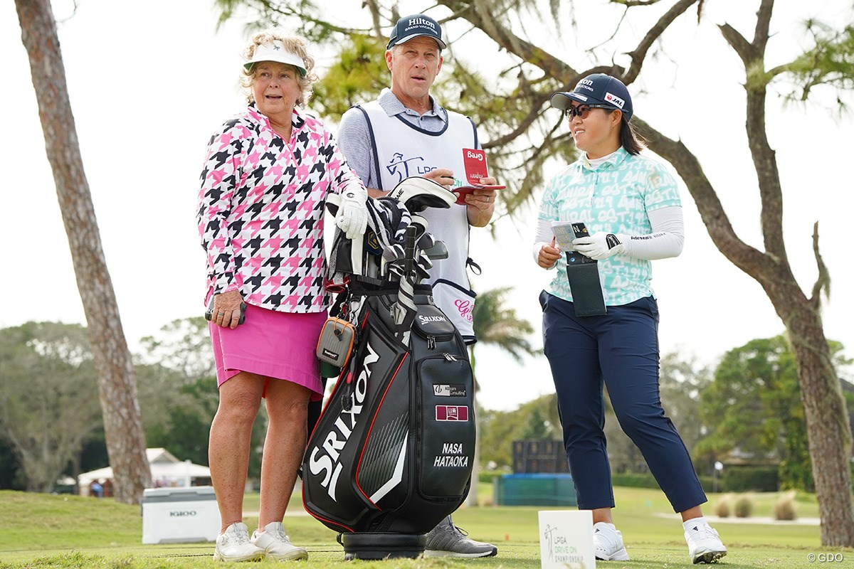 2024年 LPGAドライブオン選手権 事前 ホリス・ステイシー 畑岡奈紗