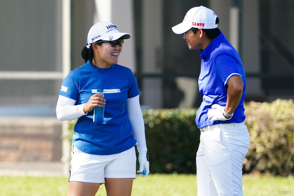 2024年 LPGAドライブオン選手権 初日 畑岡奈紗 ツェン・ヤニ