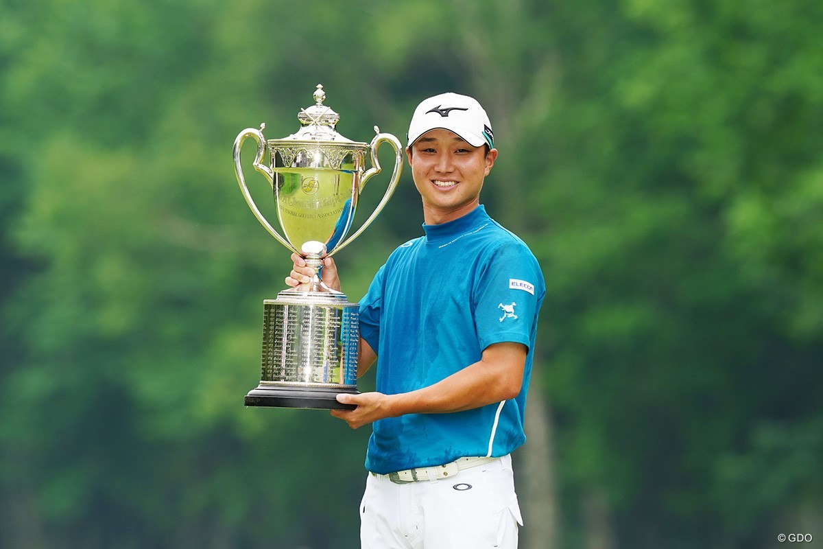 写真は前年大会。平田憲聖がメジャー初優勝を飾った