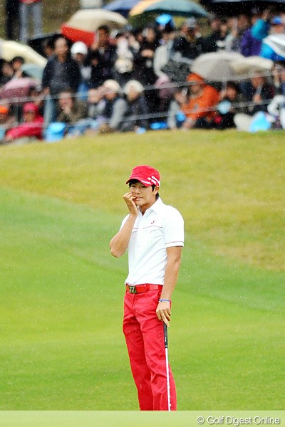 2010年 マイナビABCチャンピオンシップゴルフトーナメント 最終日 石川遼 バーディチャンスを何度も迎えながら決められなかった石川遼