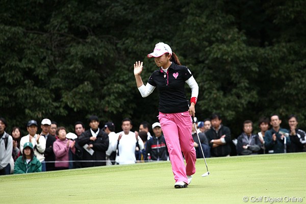 2010年 樋口久子IDC大塚家具レディス 最終日 有村智恵