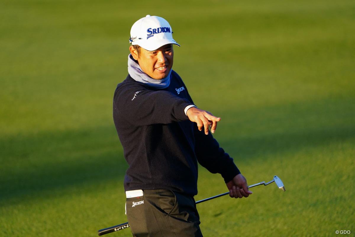 松山英樹は2度のチップイン スタート遅れで11ホールを持ち越す【PGA