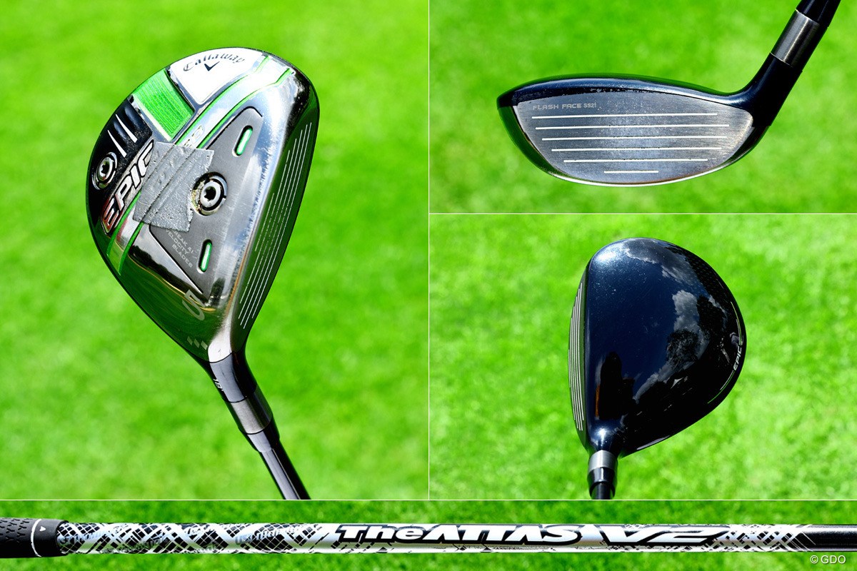 2024年 ホンダ LPGAタイランド 原英莉花 5番ウッド キャロウェイ エピック SPEED トリプルダイヤモンド フェアウェイウッド