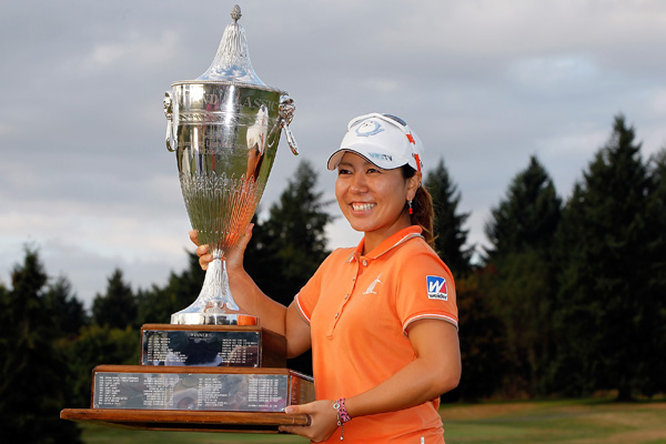 当時22歳。念願の米ツアー初優勝を飾った（Jonathan Ferrey/Getty Images）