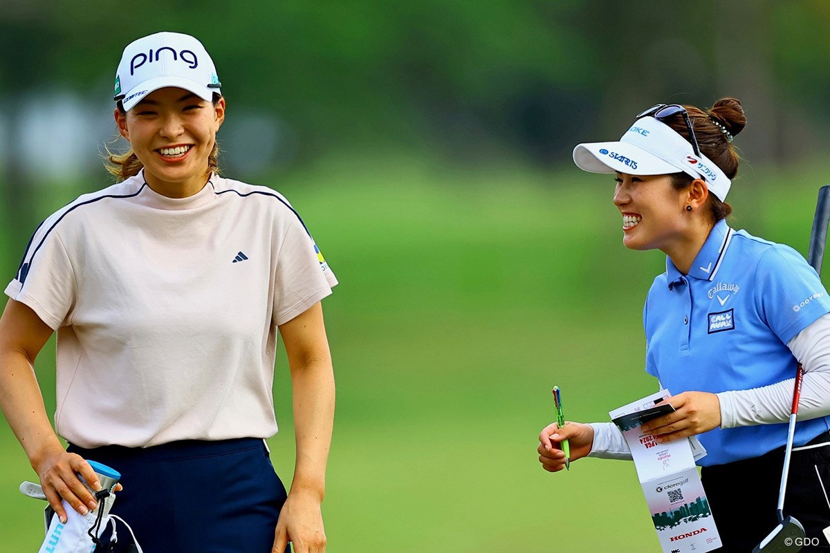 2024年 ホンダ LPGAタイランド 2日目 渋野日向子 西村優菜