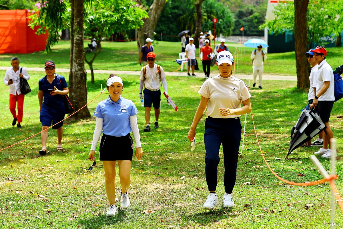 2024年 ホンダ LPGAタイランド 2日目 西村優菜 渋野日向子