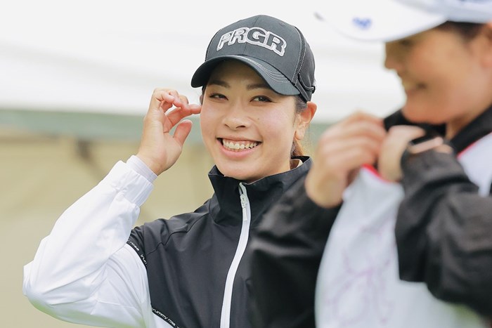 笑顔を見せる森田理香子 2024年 ダイキンオーキッドレディスゴルフトーナメント 2日目 森田理香子