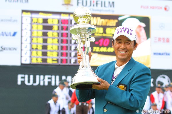 2010年 富士フイルムシニアチャンピオンシップ 最終日 芹澤信雄 ルーキーとしてシニアツアー初勝利を挙げた芹澤信雄