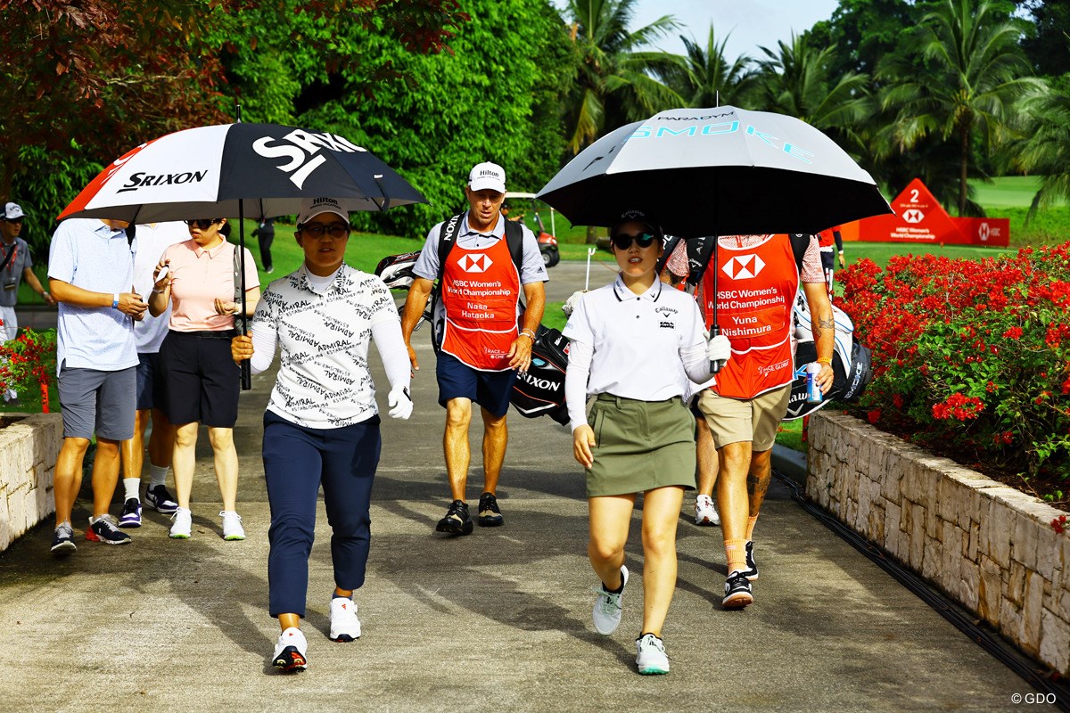 2024年 HSBC女子世界選手権 2日目 畑岡奈紗 西村優菜