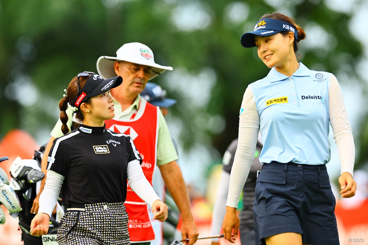 2024年 HSBC女子世界選手権 4日目 西村優菜 チョン・インジ