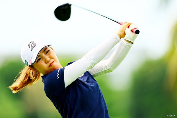 古江彩佳が上位へ2日目のスタート※撮影は「HSBC女子世界選手権」