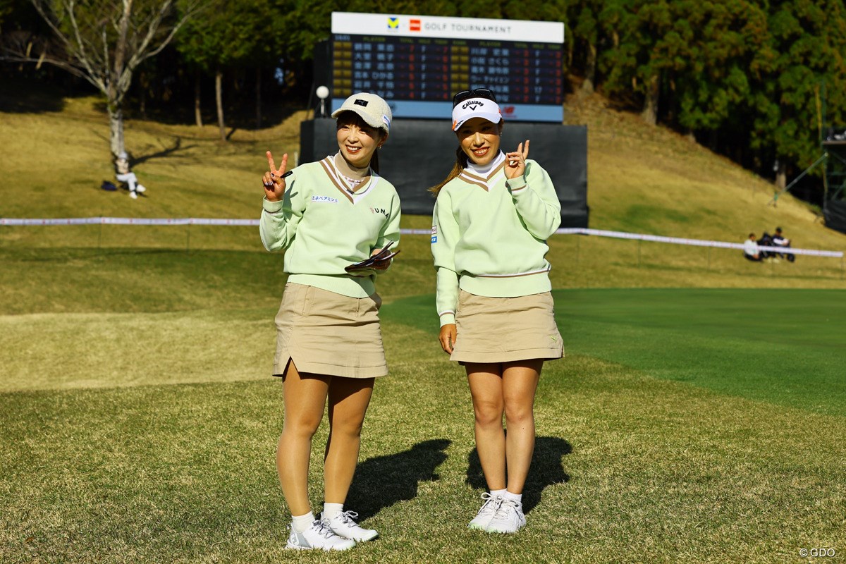 2024年 Vポイント×ENEOS ゴルフトーナメント 初日 菊地絵理香 木村彩子